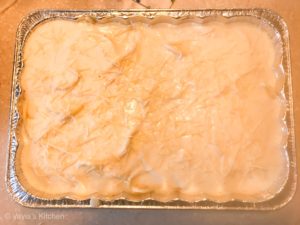 Yiayia's Pastitsio - Ready for the Oven - Vayia's Kitchen