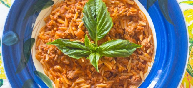 Ground Beef and Orzo