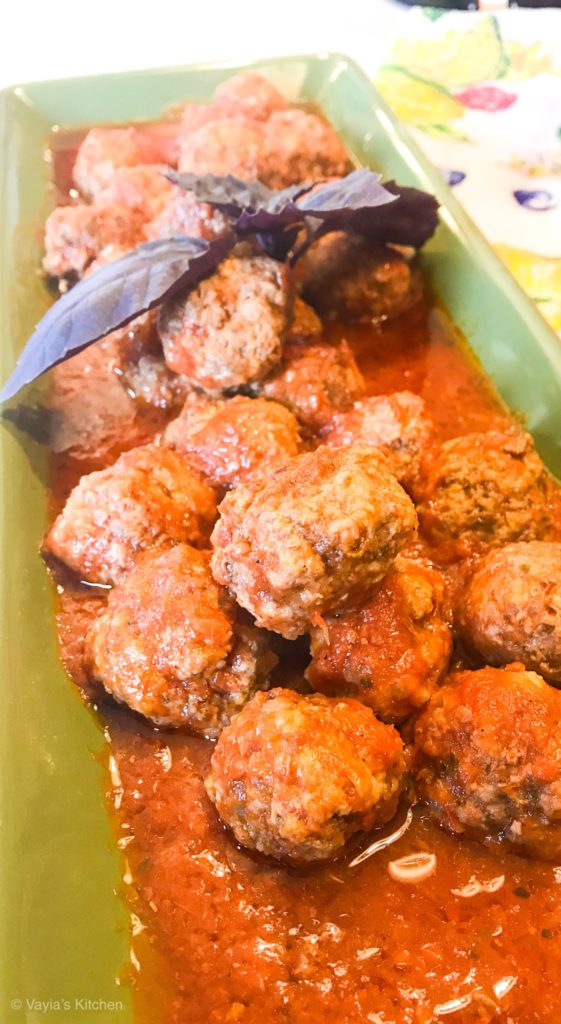 Instant Pot Greek Meatballs