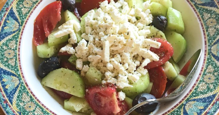 Easy Traditional Greek Salad