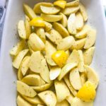 Prep your Greek Style Lemon Roasted Potatoes