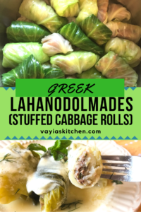 Image of Lahanodolmades Recipe Pin