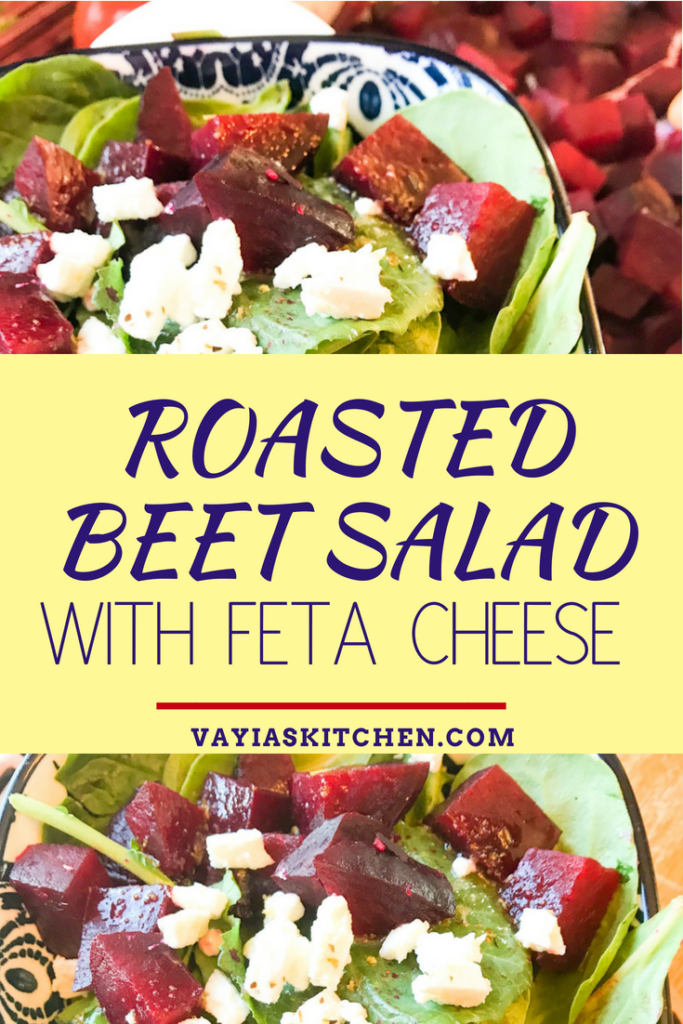 Roasted Beet Salad with Feta Cheese