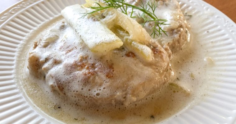 Greek Pork and Celery Stew with Avgolemono Sauce – Xoirino me Selino