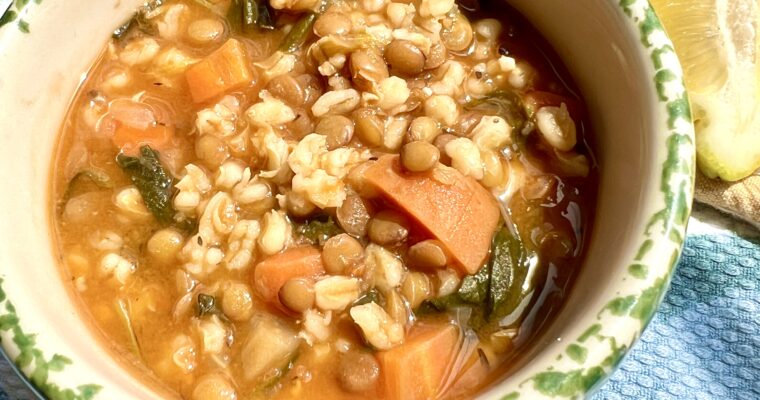 Barley Lentil Vegetable Soup